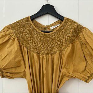 Doen Like New Mustard Maxi Dress